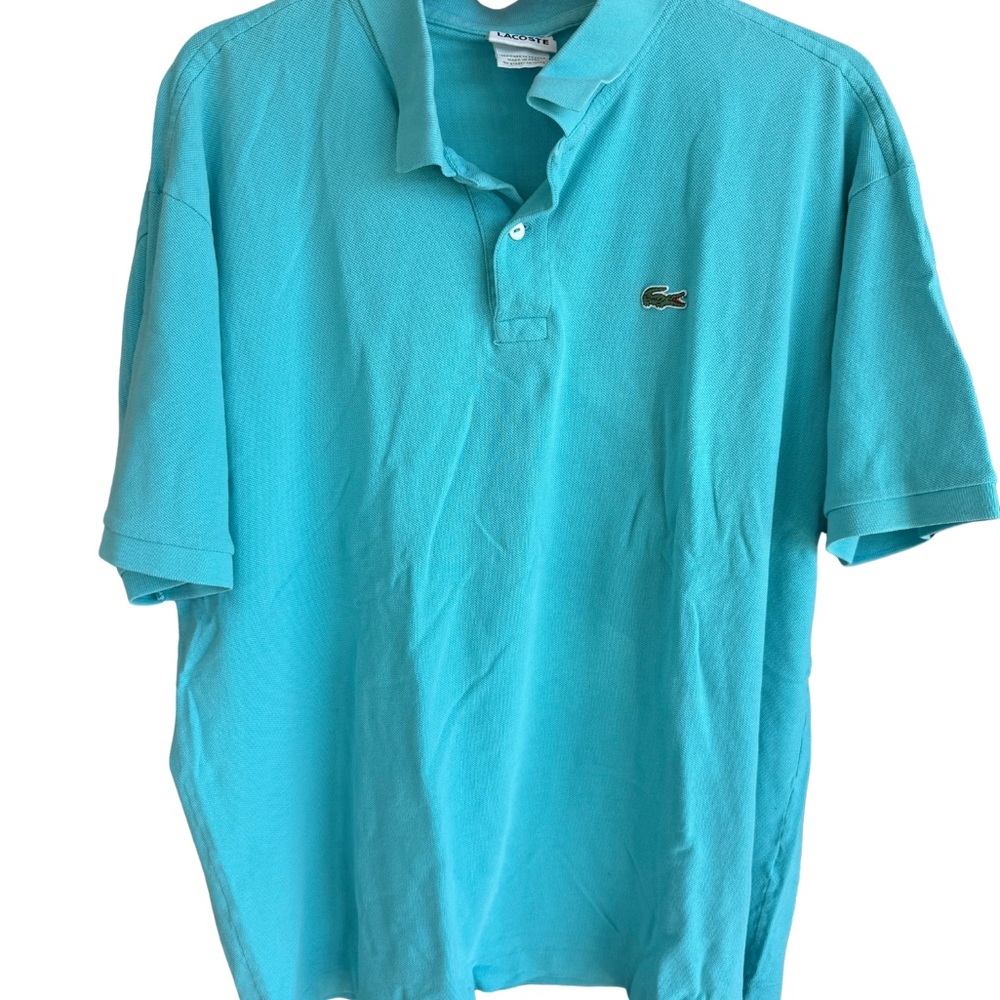 Lacoste Classic Fit Polo – Ocean Blue Crocodile Vibes 🐊🌊